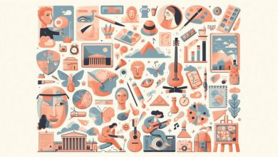 فرهنگی آیکون های هنری