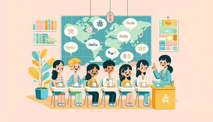 آموزشی کلاس زبان