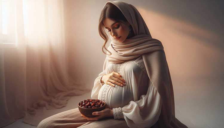 تاثیر خرما بر زیبایی جنین و حقیقت و ترفند موثر