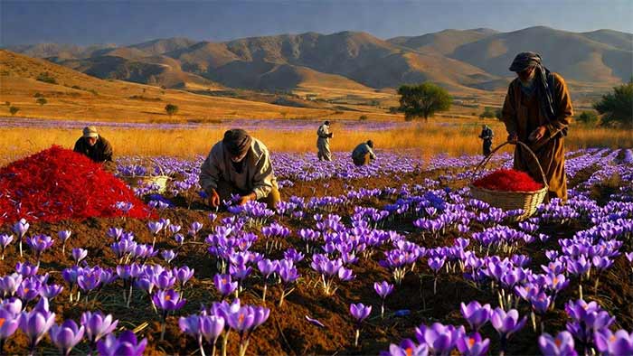 ایده پرورش زعفران – طلای سرخ ایران با پتانسیل صادراتی